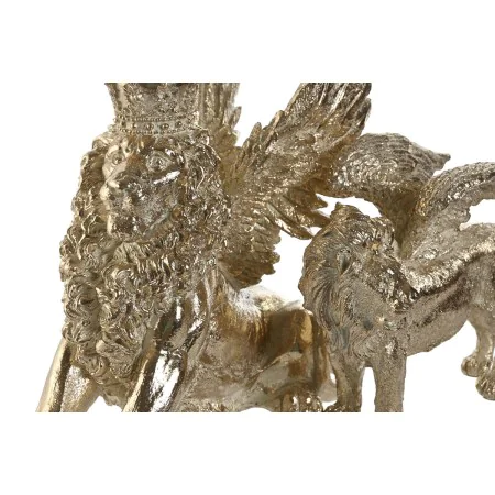 Decorative Figure Home ESPRIT Golden Lion 20 x 10,5 x 17,5 cm 29 x 13 x 25 cm (2 Units) by Home ESPRIT, Ornaments - Ref: S305...