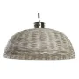 Deckenlampe DKD Home Decor Silberfarben natürlich Metall 50 W 80 x 80 x 47 cm von DKD Home Decor, Deckenleuchten - Ref: S3053...