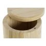 Saleiro com Tampa DKD Home Decor Natural Bambu 8,5 x 8,5 x 8,5 cm de DKD Home Decor, Dosificadores de molho e especiarias - R...