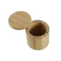 Saleiro com Tampa DKD Home Decor Natural Bambu 8,5 x 8,5 x 8,5 cm de DKD Home Decor, Dosificadores de molho e especiarias - R...