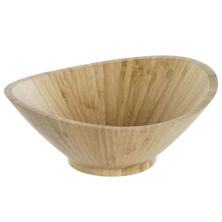 Bowl DKD Home Decor Natural Bamboo 24,6 x 22,5 x 9,5 cm by DKD Home Decor, Bowls and large cups - Ref: S3053203, Price: 14,62...