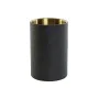 Refroidisseur de Bouteilles DKD Home Decor Noir Doré Acier inoxydable 12 x 12 x 18 cm de DKD Home Decor, Rafraîchisseurs pour...