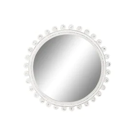 Miroir mural Home ESPRIT Blanc Bois de manguier Décapé 90 x 4 x 90 cm de Home ESPRIT, Miroirs muraux - Réf : S3053230, Prix :...