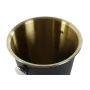 Champagnerkühler DKD Home Decor Schwarz Gold Edelstahl 24 x 24 x 22 cm von DKD Home Decor, Eiswürfelbehälter und Zange - Ref:...