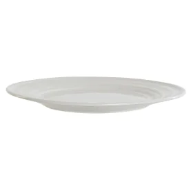 Assiette plate DKD Home Decor Blanc Porcelaine 27 x 27 x 2 cm de DKD Home Decor, Plats et plateaux - Réf : S3053275, Prix : 1...