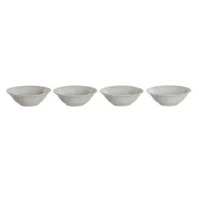 Set of bowls DKD Home Decor White Porcelain 17 x 17 x 7 cm by DKD Home Decor, Bowls and large cups - Ref: S3053278, Price: 11...