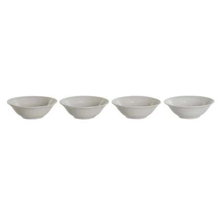 Conjunto de Tigelas DKD Home Decor Branco Porcelana 17 x 17 x 7 cm de DKD Home Decor, Travessas e taças - Ref: S3053278, Preç...