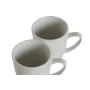 4 Piece Mug Set DKD Home Decor White Porcelain 330 ml 12 x 10 x 9 cm by DKD Home Decor, Cups - Ref: S3053279, Price: 12,09 €,...