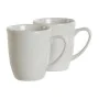 4 Piece Mug Set DKD Home Decor White Porcelain 330 ml 12 x 10 x 9 cm by DKD Home Decor, Cups - Ref: S3053279, Price: 12,09 €,...