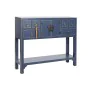 Mobiliário Auxiliar DKD Home Decor Azul Dourado Abeto Madeira MDF 95 x 24 x 79 cm de DKD Home Decor, Jogos de móveis - Ref: S...