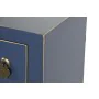 Mobiliário Auxiliar DKD Home Decor Azul Dourado Abeto Madeira MDF 95 x 24 x 79 cm de DKD Home Decor, Jogos de móveis - Ref: S...