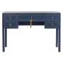 Bureau DKD Home Decor Bleu Doré Métal Pin Bois MDF 110 x 35 x 78 cm de DKD Home Decor, Bureaux et tables d'ordinateurs - Réf ...