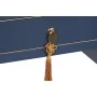 Secretária DKD Home Decor Azul Dourado Metal Pinheiro Madeira MDF 110 x 35 x 78 cm de DKD Home Decor, Secretárias e mesas par...