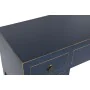 Bureau DKD Home Decor Bleu Doré Métal Pin Bois MDF 110 x 35 x 78 cm de DKD Home Decor, Bureaux et tables d'ordinateurs - Réf ...