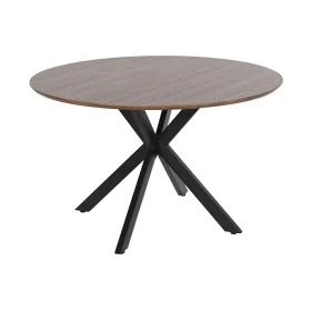 Table de Salle à Manger Home ESPRIT Marron Noir Fer Bois MDF 120 x 120 x 75 cm de Home ESPRIT, Tables - Réf : S3053299, Prix ...