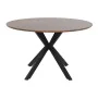 Mesa de Jantar Home ESPRIT Castanho Preto Ferro Madeira MDF 120 x 120 x 75 cm de Home ESPRIT, Jogos de móveis - Ref: S3053299...