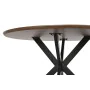 Mesa de Jantar Home ESPRIT Castanho Preto Ferro Madeira MDF 120 x 120 x 75 cm de Home ESPRIT, Jogos de móveis - Ref: S3053299...