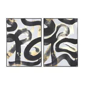 Painting Home ESPRIT Abstract Modern 103 x 4,5 x 143 cm (2 Units) by Home ESPRIT, Prints on Canvas - Ref: S3053309, Price: 16...