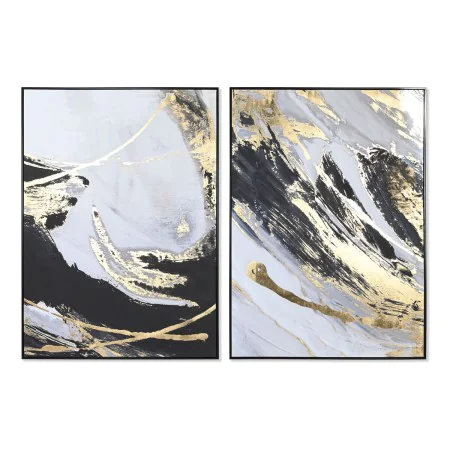 Painting Home ESPRIT Abstract Modern 103 x 4,5 x 143 cm (2 Units) by Home ESPRIT, Prints on Canvas - Ref: S3053310, Price: 20...