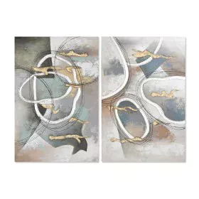 Cuadro Home ESPRIT Abstracto Moderno 80 x 3 x 120 cm (2 Unidades) de Home ESPRIT, Impresiones sobre lienzo - Ref: S3053327, P...