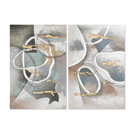 Painting Home ESPRIT Abstract Modern 80 x 3 x 120 cm (2 Units) by Home ESPRIT, Prints on Canvas - Ref: S3053327, Price: 86,93...