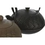 Teapot Home ESPRIT Brown Black Stainless steel Iron 900 ml (2 Units) by Home ESPRIT, Tea and coffee sets - Ref: S3053360, Pri...