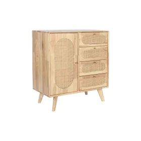 Aparador DKD Home Decor Natural Metal Madera de caucho 73,5 x 35 x 78 cm de DKD Home Decor, Armarios y aparadores - Ref: S305...