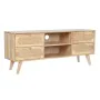 Mueble de TV DKD Home Decor Natural Metal Madera de caucho 120 x 30 x 48 cm de DKD Home Decor, Mesas y soportes para TV - Ref...