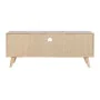 Mueble de TV DKD Home Decor Natural Metal Madera de caucho 120 x 30 x 48 cm de DKD Home Decor, Mesas y soportes para TV - Ref...