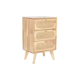 Cassettiera DKD Home Decor Naturale Metallo Legno d'albero della gomma 40 x 30 x 63 cm di DKD Home Decor, Comò e cassettiere ...