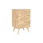 Chest of drawers DKD Home Decor Natural Metal Rubber wood 40 x 30 x 63 cm by DKD Home Decor, Chest of Drawers - Ref: S3053368...