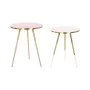 Set of 2 tables Home ESPRIT Pink Golden 41 x 41 x 51 cm by Home ESPRIT, Tables - Ref: S3053445, Price: 75,92 €, Discount: %