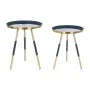 Set of 2 tables Home ESPRIT Blue Golden 41 x 41 x 51 cm by Home ESPRIT, Tables - Ref: S3053447, Price: 75,92 €, Discount: %