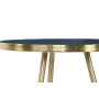 Set of 2 tables Home ESPRIT Blue Golden 41 x 41 x 51 cm by Home ESPRIT, Tables - Ref: S3053447, Price: 75,92 €, Discount: %