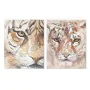 Painting Home ESPRIT Colonial Tiger 80 x 3,7 x 100 cm (2 Units) by Home ESPRIT, Prints on Canvas - Ref: S3053460, Price: 114,...