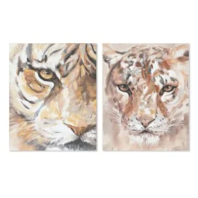 Bild Home ESPRIT Kolonial Tiger 80 x 3,7 x 100 cm (2 Stück) von Home ESPRIT, Leinwanddrucke - Ref: S3053460, Preis: 129,42 €,...