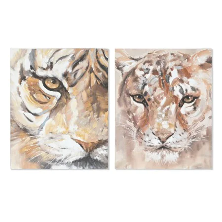 Bild Home ESPRIT Kolonial Tiger 80 x 3,7 x 100 cm (2 Stück) von Home ESPRIT, Leinwanddrucke - Ref: S3053460, Preis: 114,93 €,...