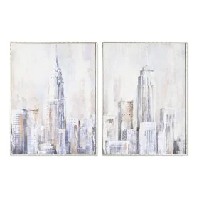 Cuadro Home ESPRIT Nueva York Loft 60 x 2,4 x 80 cm (2 Unidades) de Home ESPRIT, Impresiones sobre lienzo - Ref: S3053465, Pr...