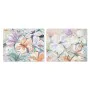 Cuadro Home ESPRIT Flores Shabby Chic 100 x 3,7 x 80 cm (2 Unidades) de Home ESPRIT, Impresiones sobre lienzo - Ref: S3053468...