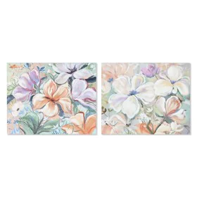 Bild Home ESPRIT Blomster Shabby Chic 100 x 3,7 x 80 cm (2 Stück) von Home ESPRIT, Leinwanddrucke - Ref: S3053468, Preis: 129...