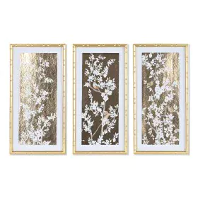 Pintura Home ESPRIT Oriental 30 x 3,5 x 60 cm (3 Unidades) de Home ESPRIT, Impressões sobre tela - Ref: S3053472, Preço: 49,7...