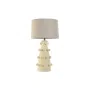 Desk lamp Home ESPRIT Cream Stoneware 50 W 220 V 40 x 40 x 76 cm by Home ESPRIT, Bedside and Table Lamps - Ref: S3053482, Pri...