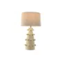 Desk lamp Home ESPRIT Cream Stoneware 50 W 220 V 40 x 40 x 76 cm by Home ESPRIT, Bedside and Table Lamps - Ref: S3053482, Pri...