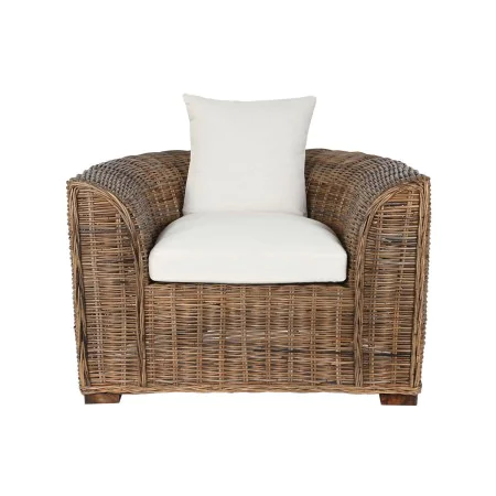 Poltrona Home ESPRIT Natural Catanho escuro 100 x 85 x 68 cm de Home ESPRIT, Cadeiras - Ref: S3053494, Preço: 274,23 €, Desco...