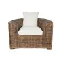 Poltrona Home ESPRIT Natural Catanho escuro 100 x 85 x 68 cm de Home ESPRIT, Cadeiras - Ref: S3053494, Preço: 274,23 €, Desco...