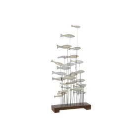 Figura Decorativa Home ESPRIT Branco Castanho Espirais 45 x 15 x 100 cm de Home ESPRIT, Adornos - Ref: S3053505, Preço: 99,37...