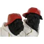 Figurine Décorative Home ESPRIT Blanc Noir Rouge Chien 25 x 12 x 21 cm (2 Unités) de Home ESPRIT, Objets de décoration - Réf ...