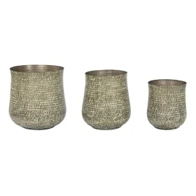 Set di vasi da fiori Home ESPRIT Verde Alluminio 44 x 44 x 46 cm di Home ESPRIT, Cachepot - Rif: S3053549, Prezzo: 203,18 €, ...