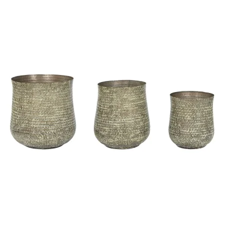 Conjunto de vasos Home ESPRIT Verde Alumínio 44 x 44 x 46 cm de Home ESPRIT, Vasos - Ref: S3053549, Preço: 182,87 €, Desconto: %