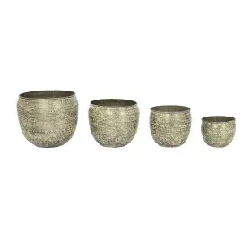 Set de Maceteros Home ESPRIT Verde Aluminio 39 x 39 x 33 cm de Home ESPRIT, Maceteros - Ref: S3053550, Precio: 163,51 €, Desc...